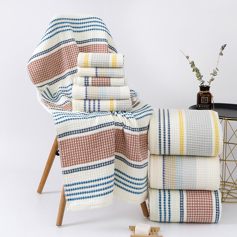 8078色纬蜂巢毛巾