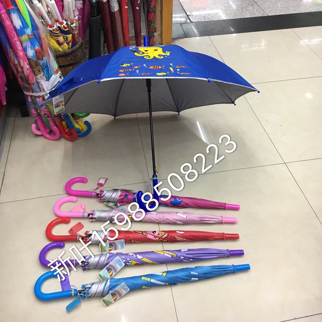 50 cm silver rubber edge umbrella advertising umbrella, silver rubber umbrella children's umbrella factory direct sales
