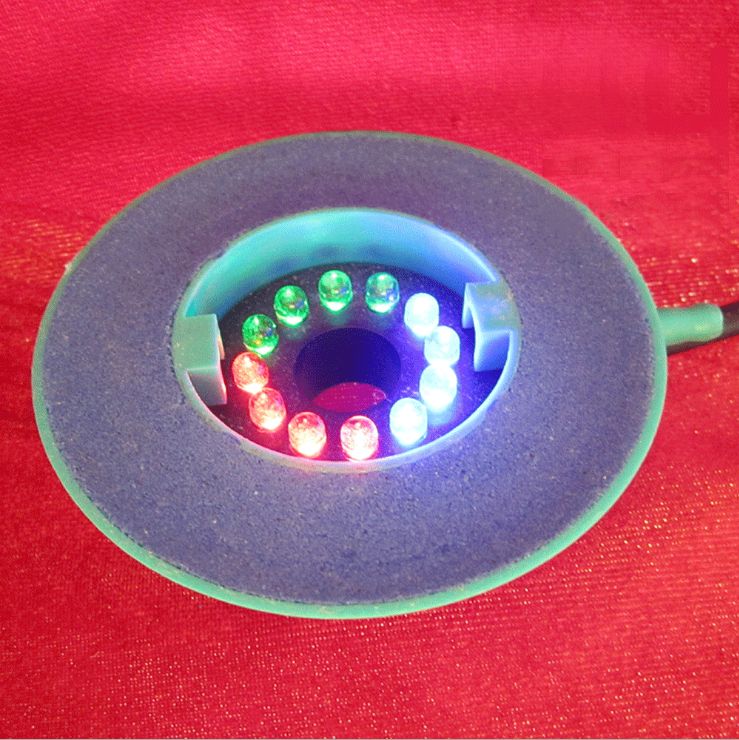 Aquarium LED seven-color bubble stone oxygen-increasing bubble light aquarium air stone with light bubble fish tank stone landscape stone Application Scenario