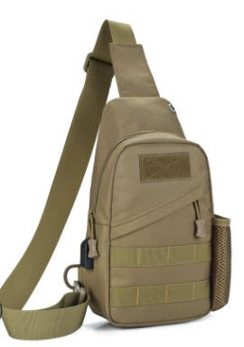 运动胸包军事包户外迷彩背包多功能旅行斜挎包战术腰包骑行胸包男