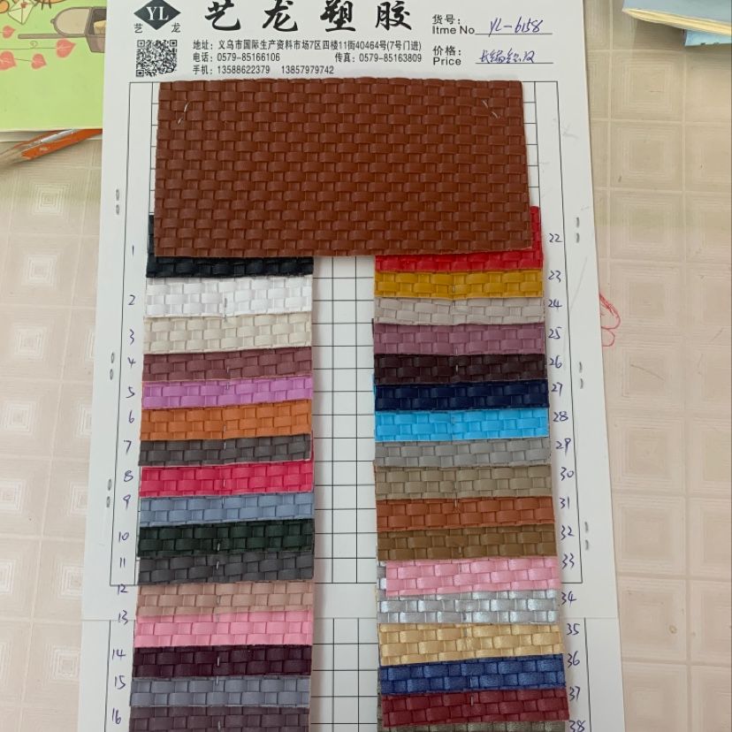 厂家直销热销新款大量现货高中低档箱包沙发鞋材面料活好yl-6158详情图1