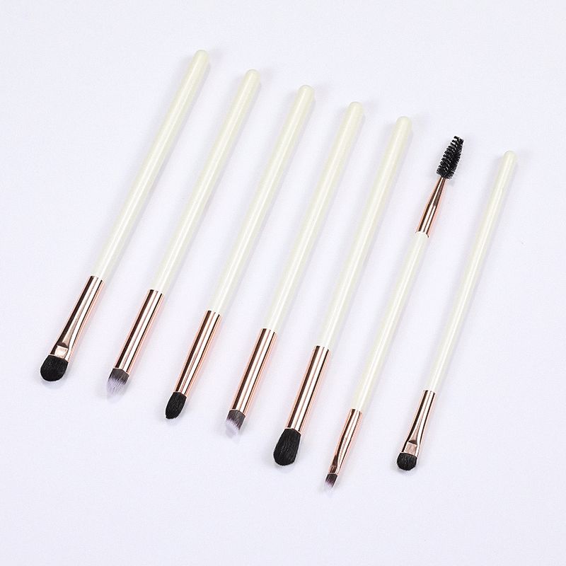 7 Makeup Brush Eye Brush Set Highlighter Brush Smudge Brush Eyeshadow Brush Oblique Eyebrow Brush Mascara Brush details Picture