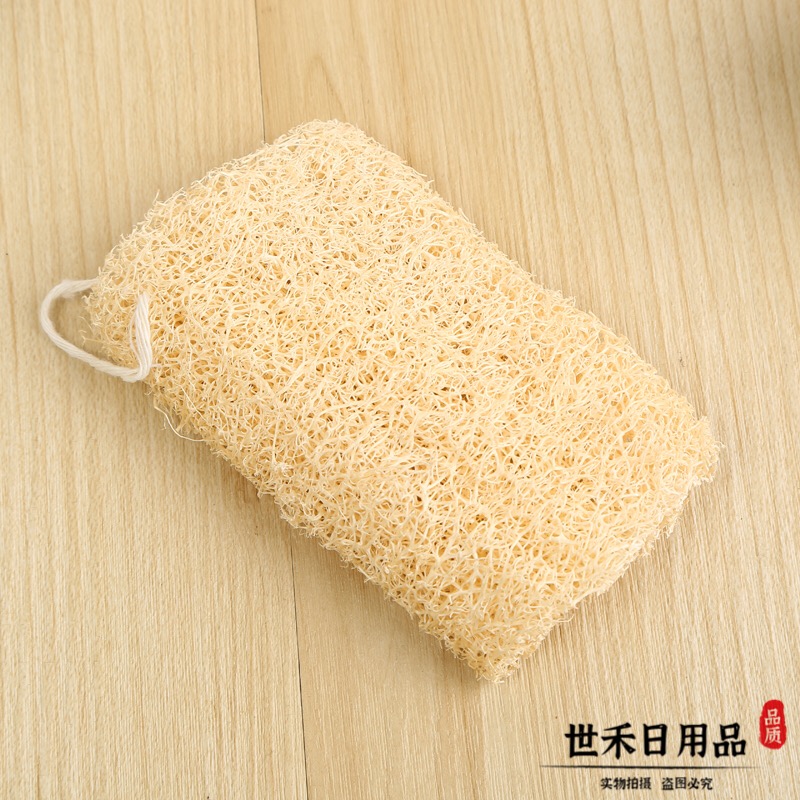 Loofah natural bath dishcloth for scrubbing dishes Application Scenario