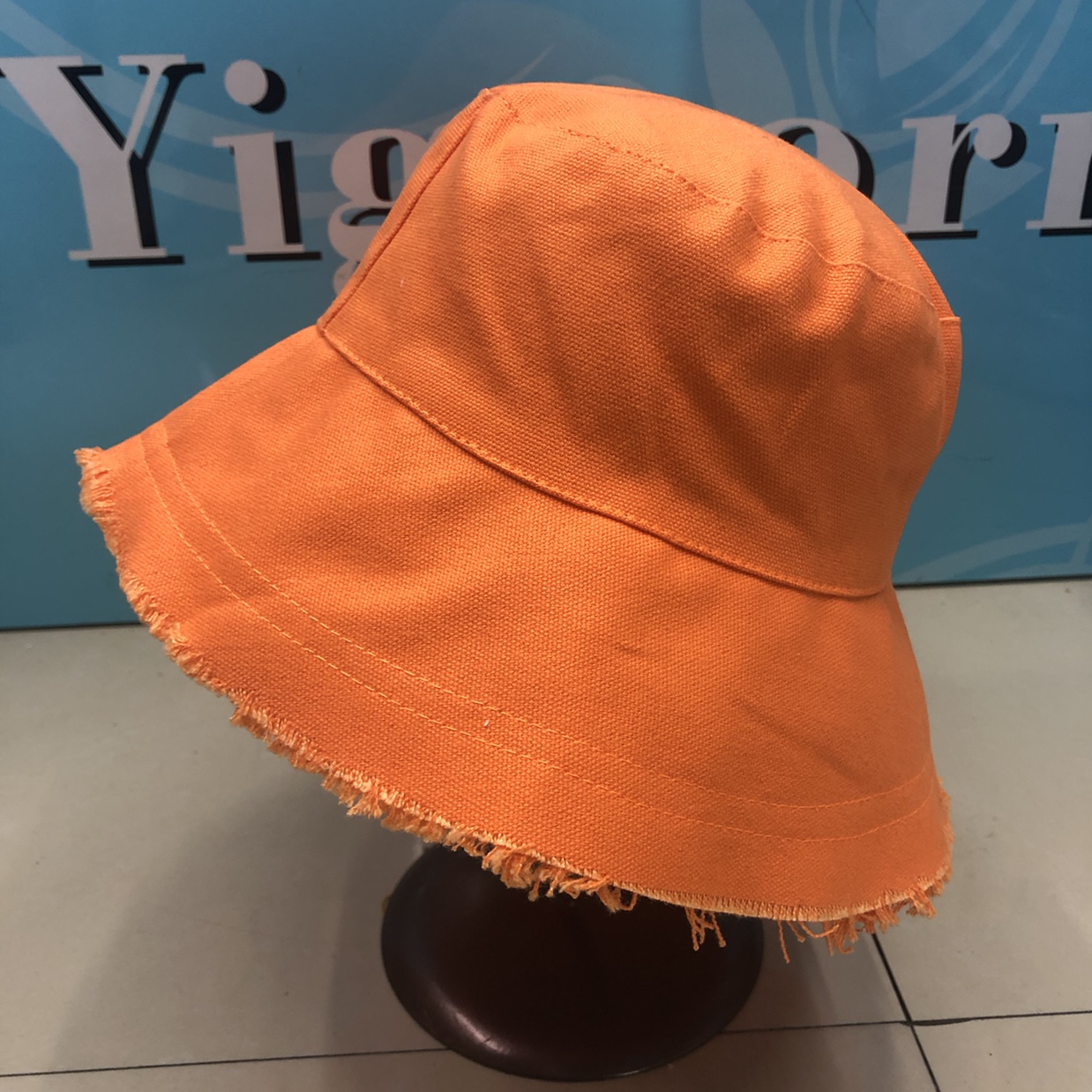 Vintage Do Old Raw Edge Cowboy Fisherman Pot Hat Knitted Cloth Hat Hip Hop Street Japanese Korean Version Of The Trend Fashion Application Scenario
