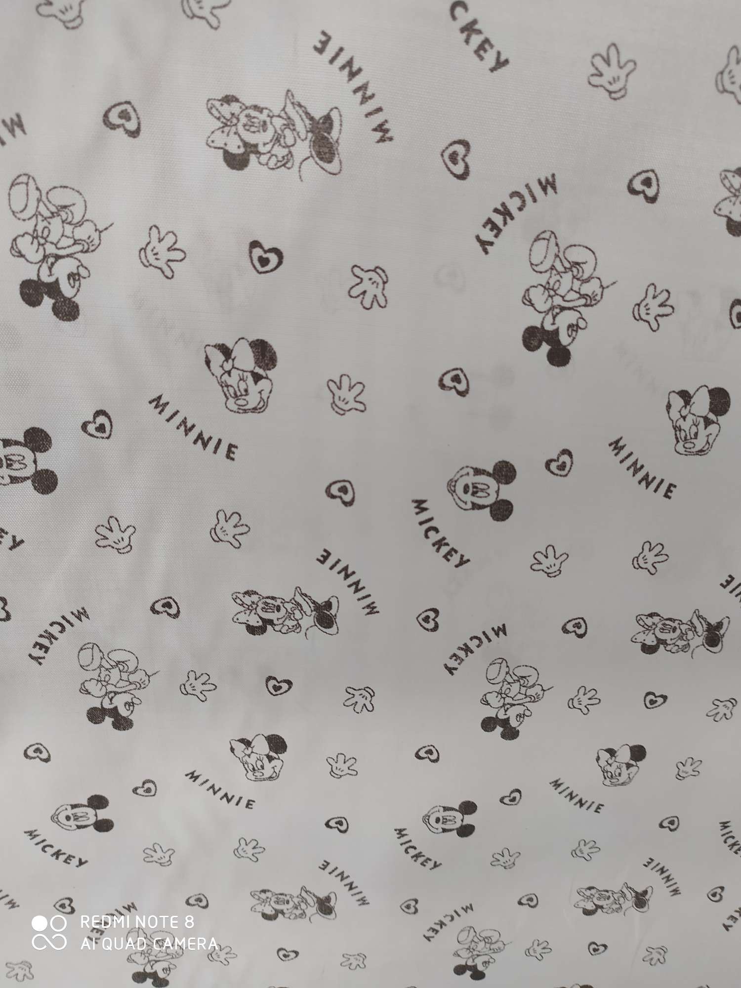 210D Oxford Cloth 37# grey print detail image 1