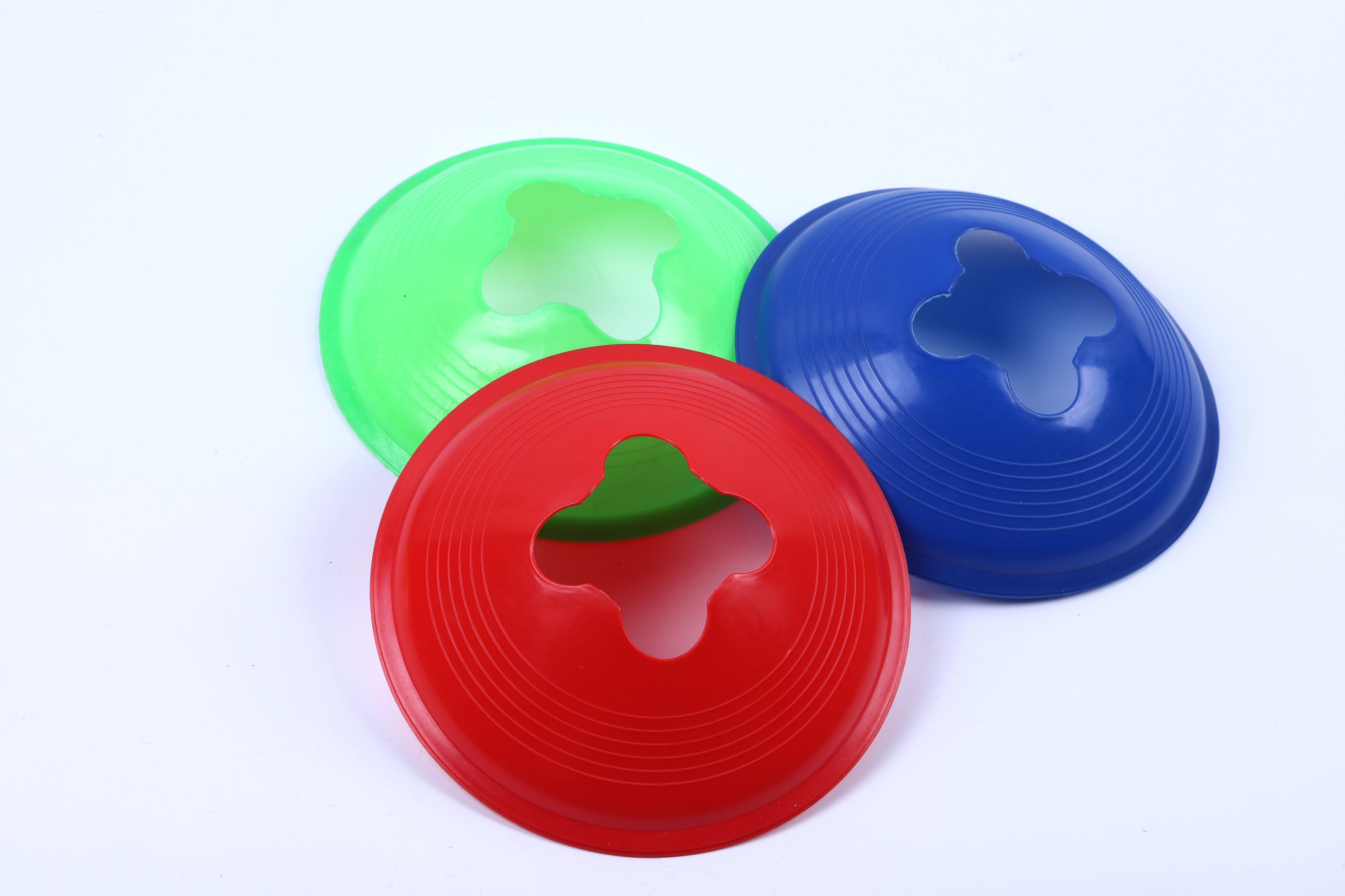 义乌好货田径足球专用花口标志碟厂家批发