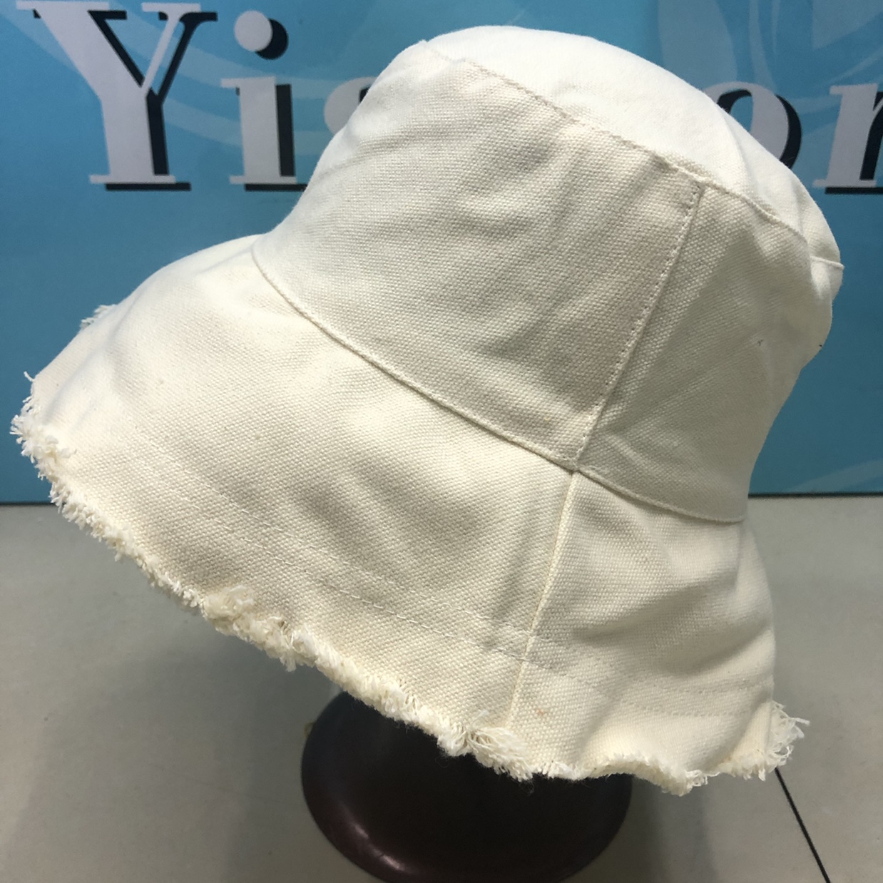 Vintage Do Old Raw Edge Cowboy Fisherman Pot Hat Knitted Cloth Hat Hip Hop Street Japanese Korean Version Of The Trend Fashion Specification drawing
