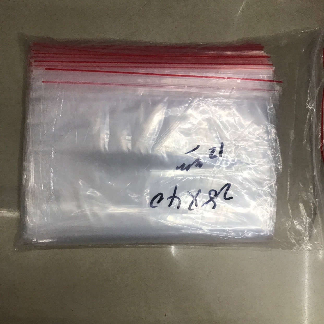 Self-sealing bag 8