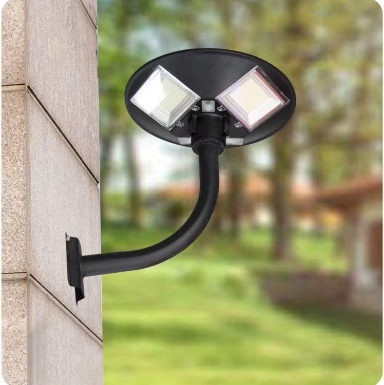 Solar-powered garden lamp