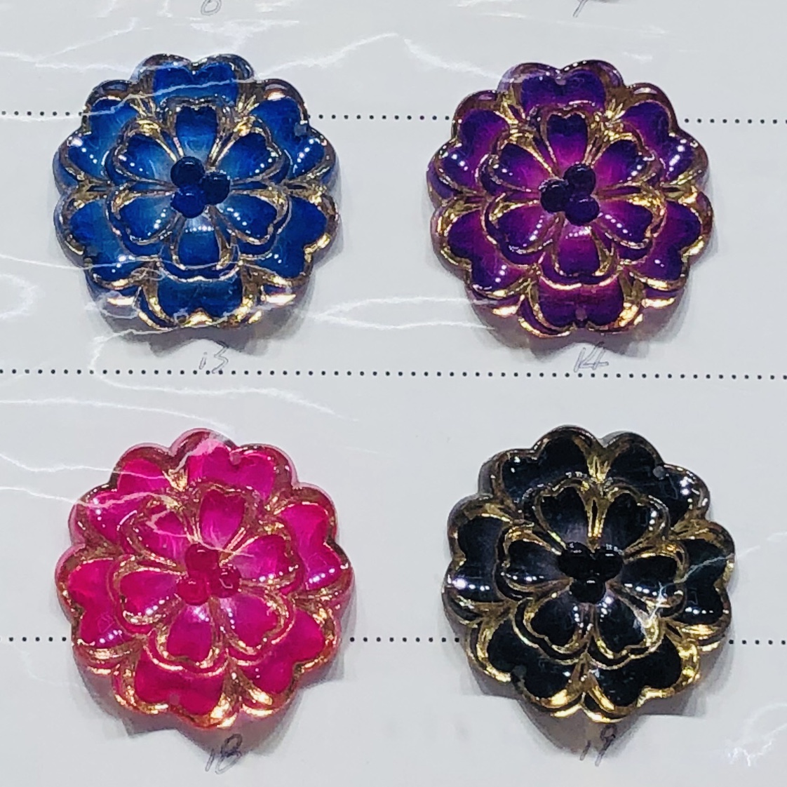 Three-Dimensional Flower Solid Color 32Mm