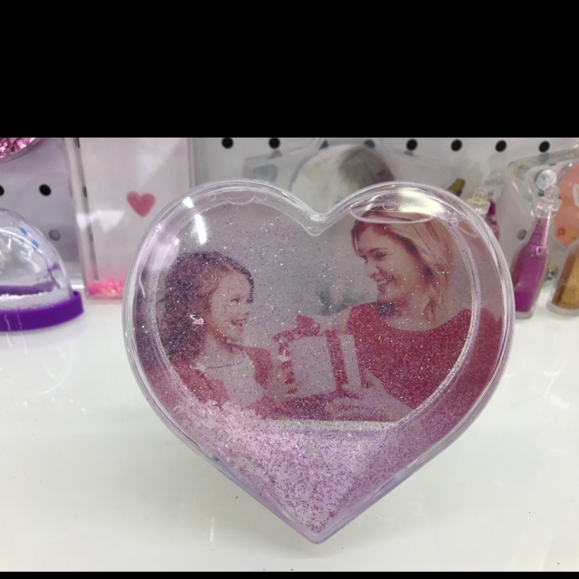 Mother's Day Heart-shaped Flowing Sand Photo Frame by Zhehui Craftsmanship 02