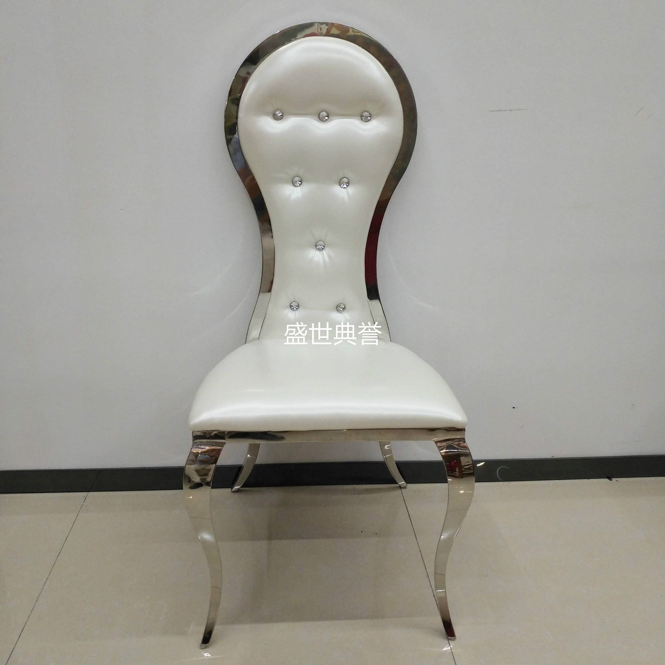 上海外贸穆斯林餐厅椅子定做国外星级酒店宴会椅欧式婚礼不锈钢椅详情图1