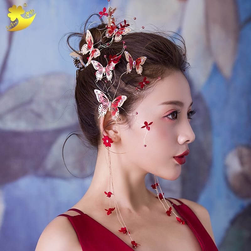 Butterfly ear pendant
