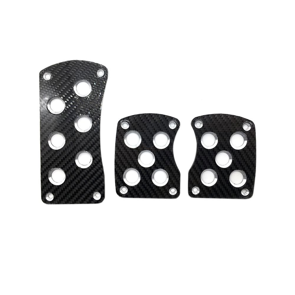 汽车脚踏板真碳纤踏板手动挡通用离合器油门刹车踏板改装配件