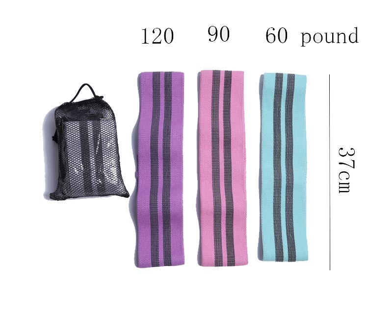 防滑弹力翘臀带三件套 提臀美臀圈 环形高阻力美臀圈 虐臀圈