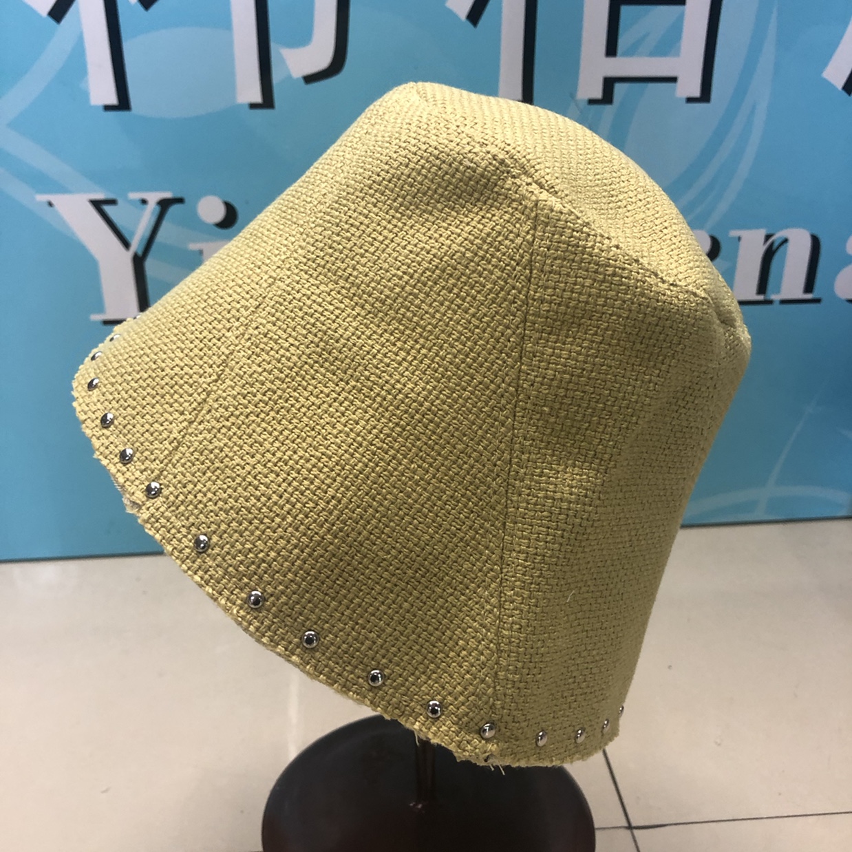 New Korean Street Personality Riveted Bucket Hat Everything Casual Face Small Fisherman Hat Female Summer Sun Protection undefined