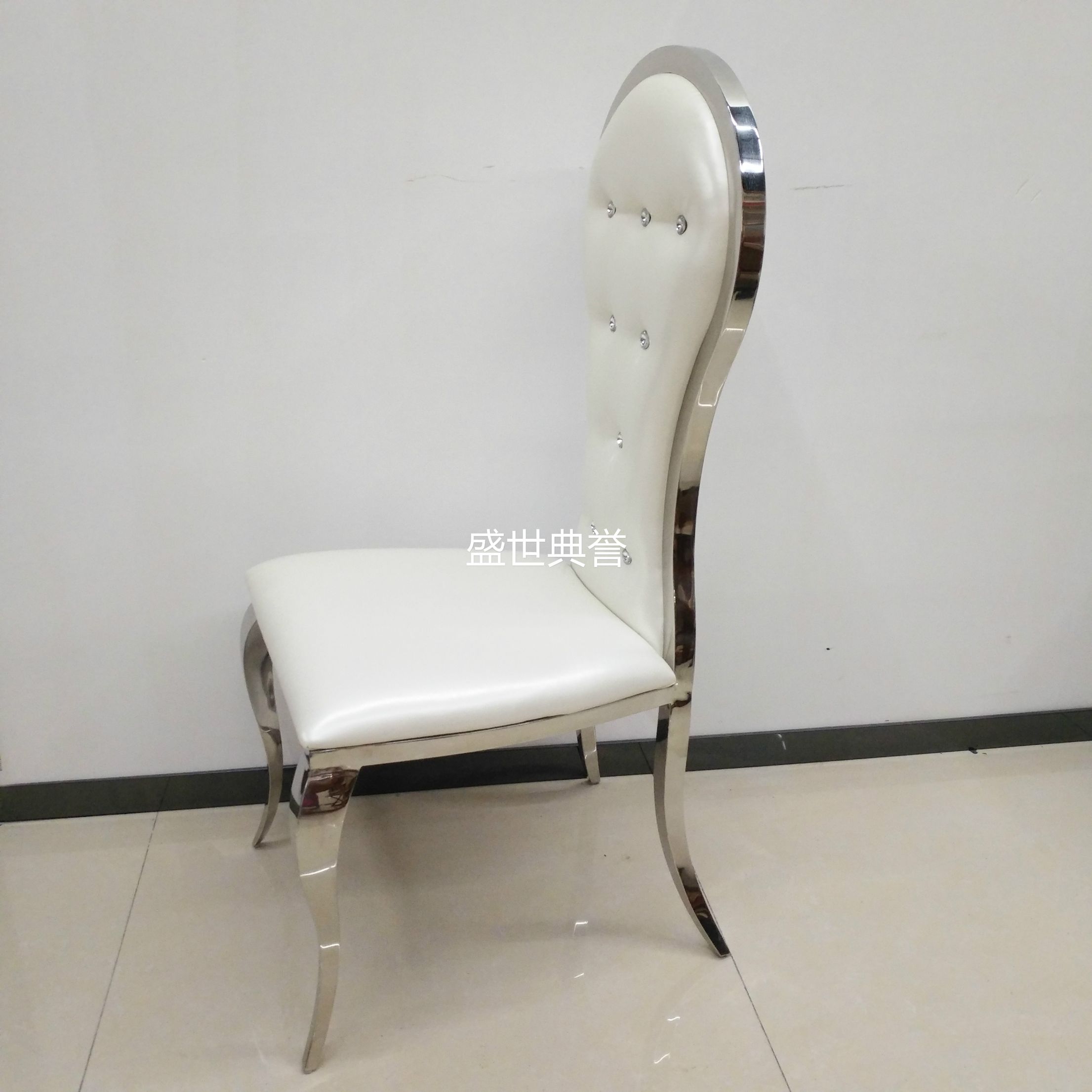上海外贸穆斯林餐厅椅子定做国外星级酒店宴会椅欧式婚礼不锈钢椅详情图3