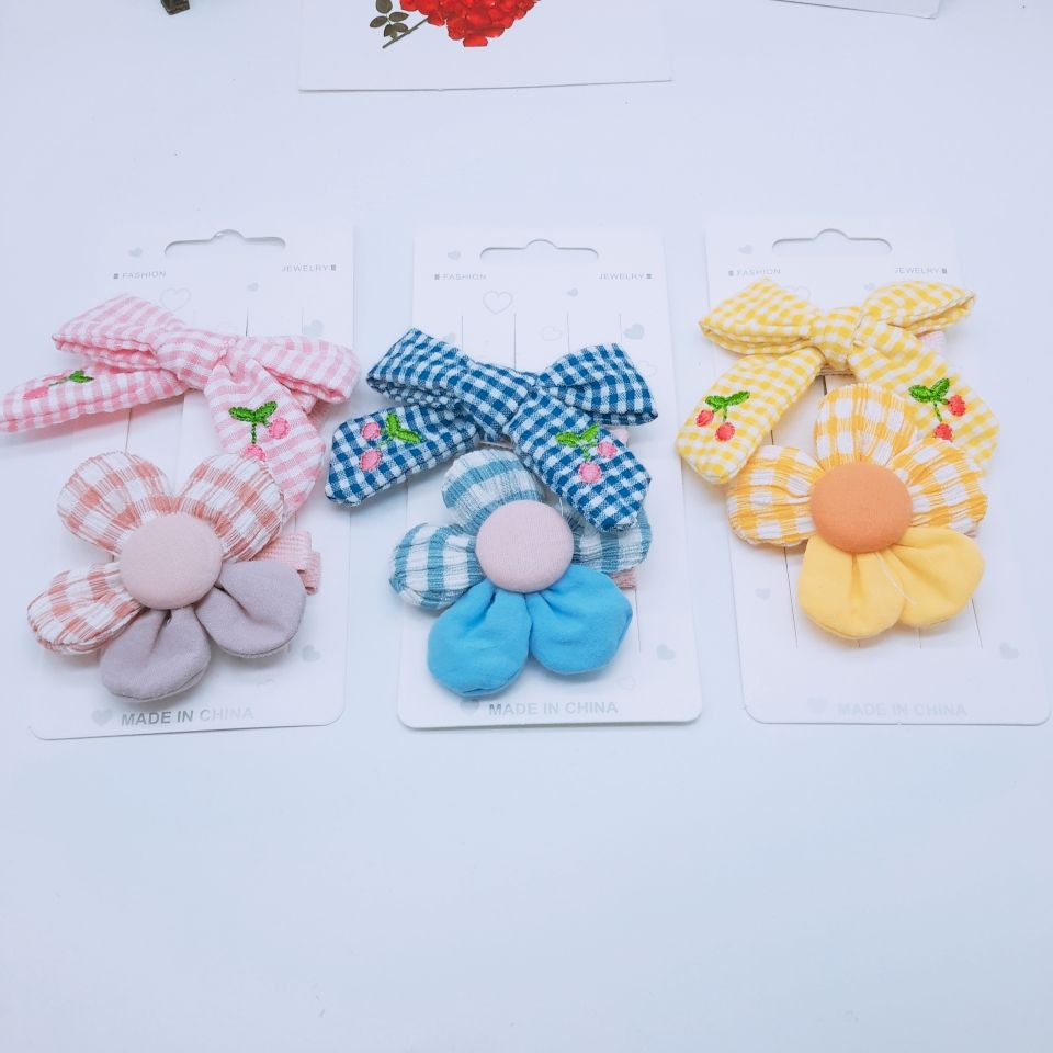 Children's small hair clip Baby Baby headwear Female Korean bow hair clip Little child clip Girl Princess hair accessory