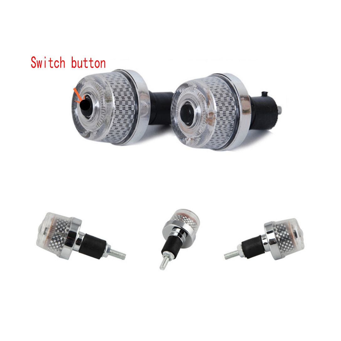 Motorcycle modification parts: Large-displacement CNC handlebar plug Yellow Dragon 600 handlebar plug faucet handle plug with light Specification image