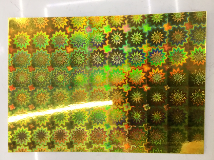 Gold laser card thumbnail