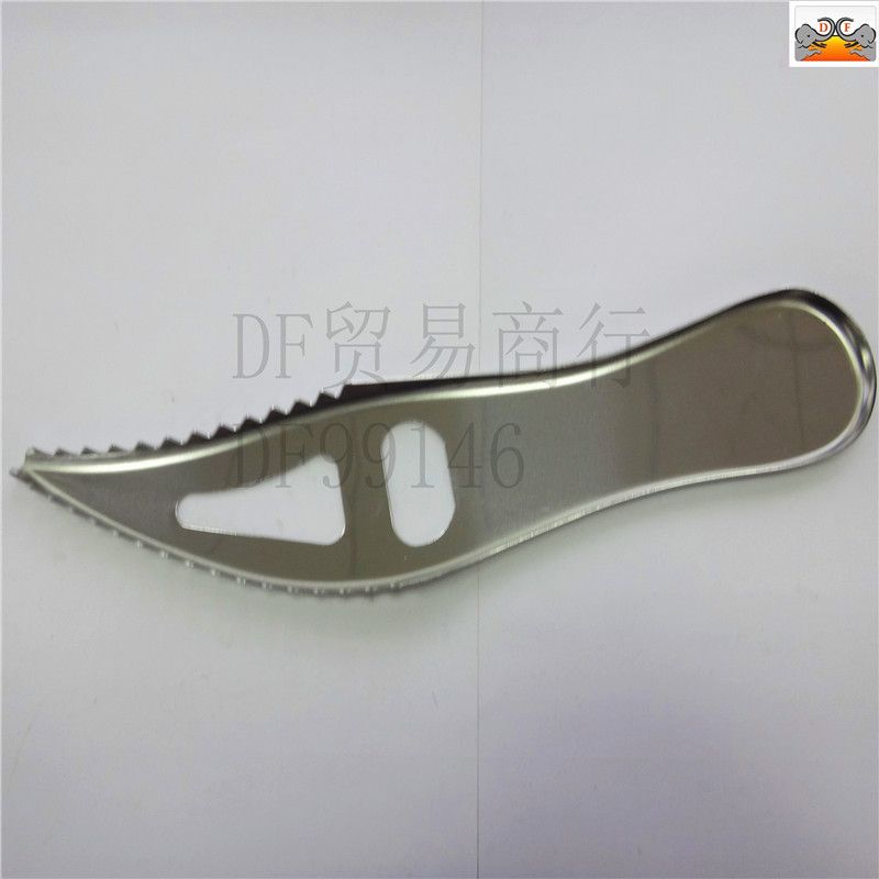 DF99146 Tenny Multi-purpose Fish scaler Stainless steel fish scaler Multi-purpose fish scaler Home kitchen bottle opener Fish scaler and scaler DF TRADING HOUSE