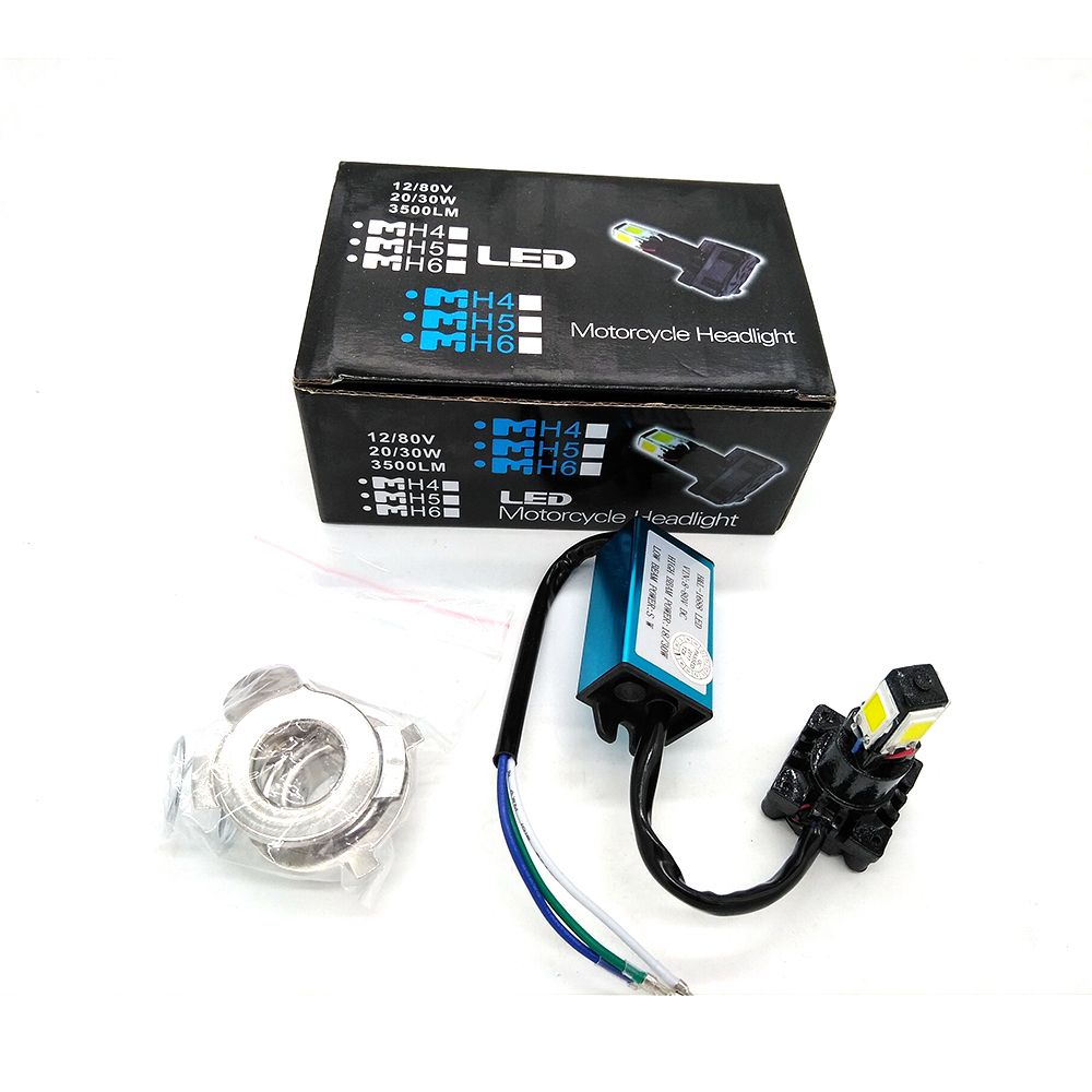 摩托车前大灯机车前照灯摩托车LED雾灯强光射灯摩托车改装配件详情图3