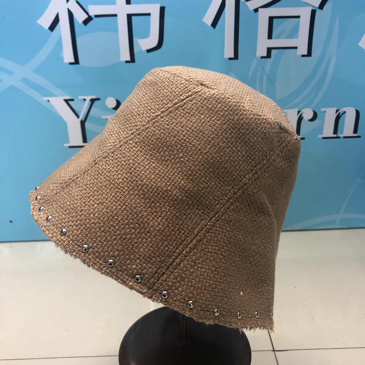 New Korean Street Personality Riveted Bucket Hat Everything Casual Face Small Fisherman Hat Female Summer Sun Protection Application Scenario