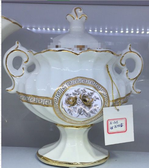 Modern sitting room household European sugar pot decal decorative paper decorations full figure