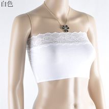 厂家直销夏季气质女蕾丝花边围胸内衣抹胸裹胸可定制