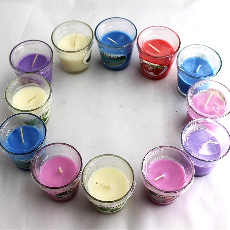 Factory direct selling glass candles soybean candles romantic Valentine's Day confession birthday scene layout supplies thumbnail