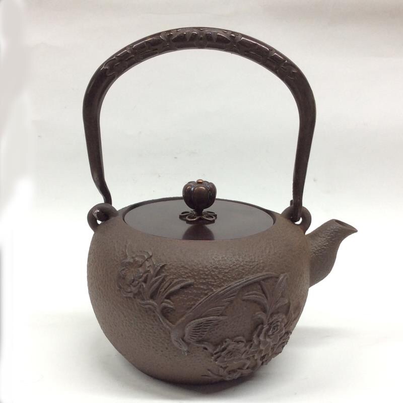 High-End Crafts Cast Iron Teapot Cast Iron Old Teapot High-Grade Gift Set Old Iron Teapot Enamel Tea Set Own Factory Direct Wholesale Application Scenario