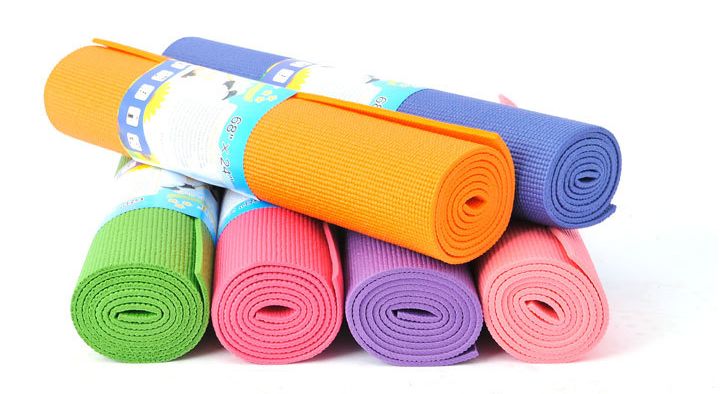 高密度PVC防滑瑜伽垫耐磨黑垫健身瑜伽垫 yoga mat细节图