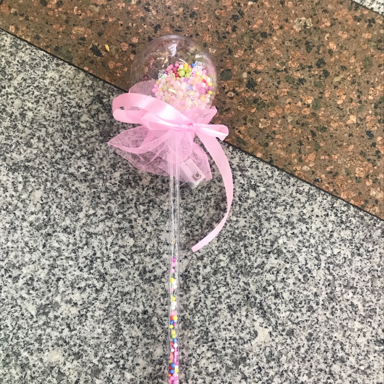 Round bat with lights full figure