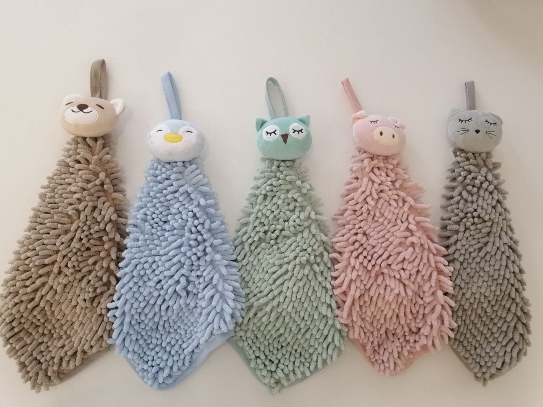 Yiwu Selection Chenille animal towel/F1-074 full figure