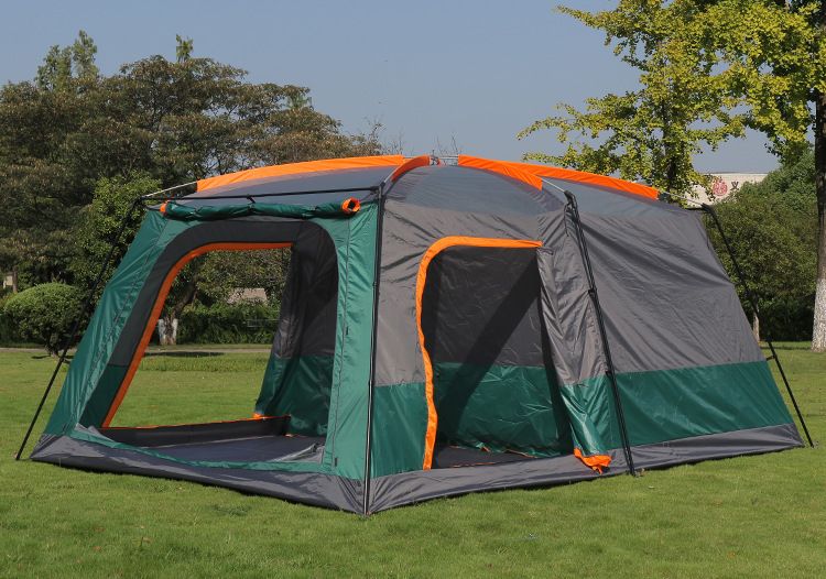New 8-12 person double-layer tents, warm and waterproof outdoor products, gathering, picnic, travel and mountain climbing mobile tents pic 3