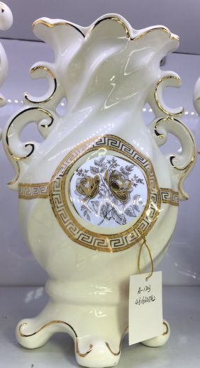 现代客厅家用欧式花瓶贴花纸摆件装饰1223