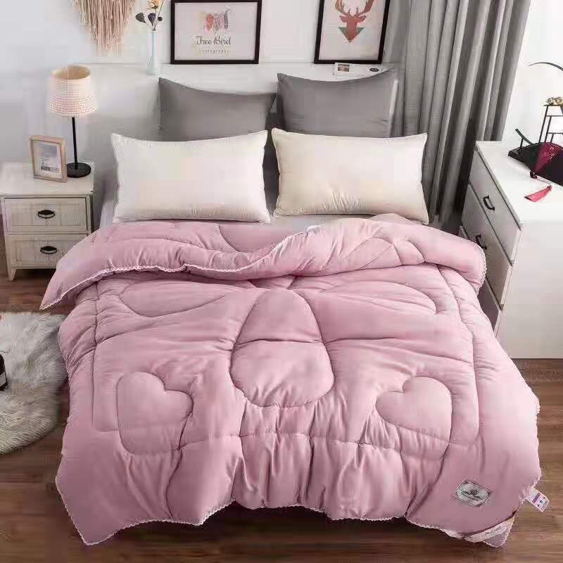 Silk winter quilt, 2 meters, 200*230cm, lace special offer, plain color for two people details Picture