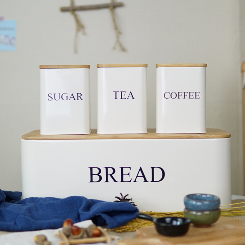 Dust-Proof Bread Box in Use