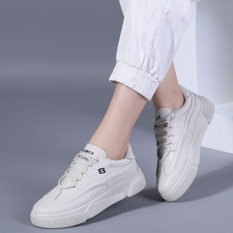 2020 Summer New High Quality Summer Breathable Small White Shoes Casual Fashion Shoes Sports Women's Shoes Runway Coconut Shoes