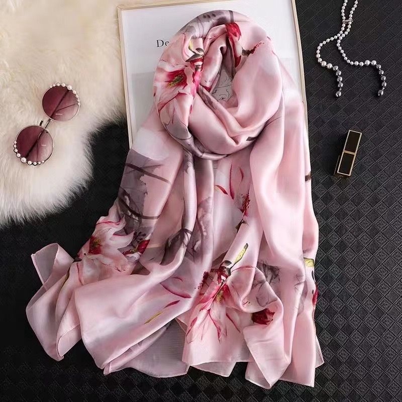 Gouache shawl scarf