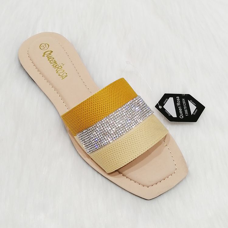 Summer latest ladies women flat slippers 凉鞋女鞋子详情图1