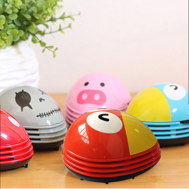 Cute modeling mini table top duck vacuum cleaner mini keyboard table top cleaner Bean curd dust collector thumbnail