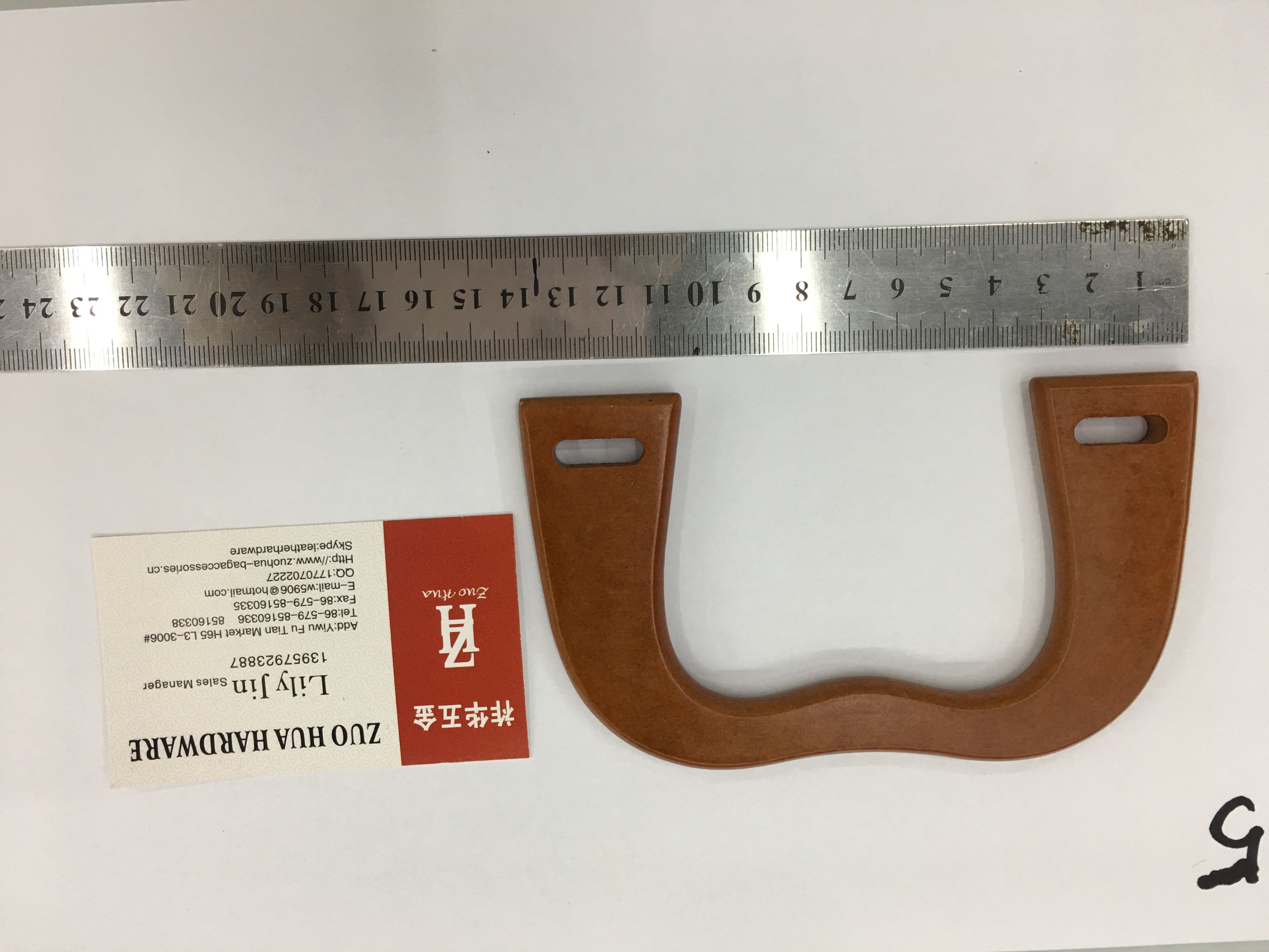 Luggage Accessories Retro Style Wood Handle Bohemian Style Bag Wooden Hand Application Scenario