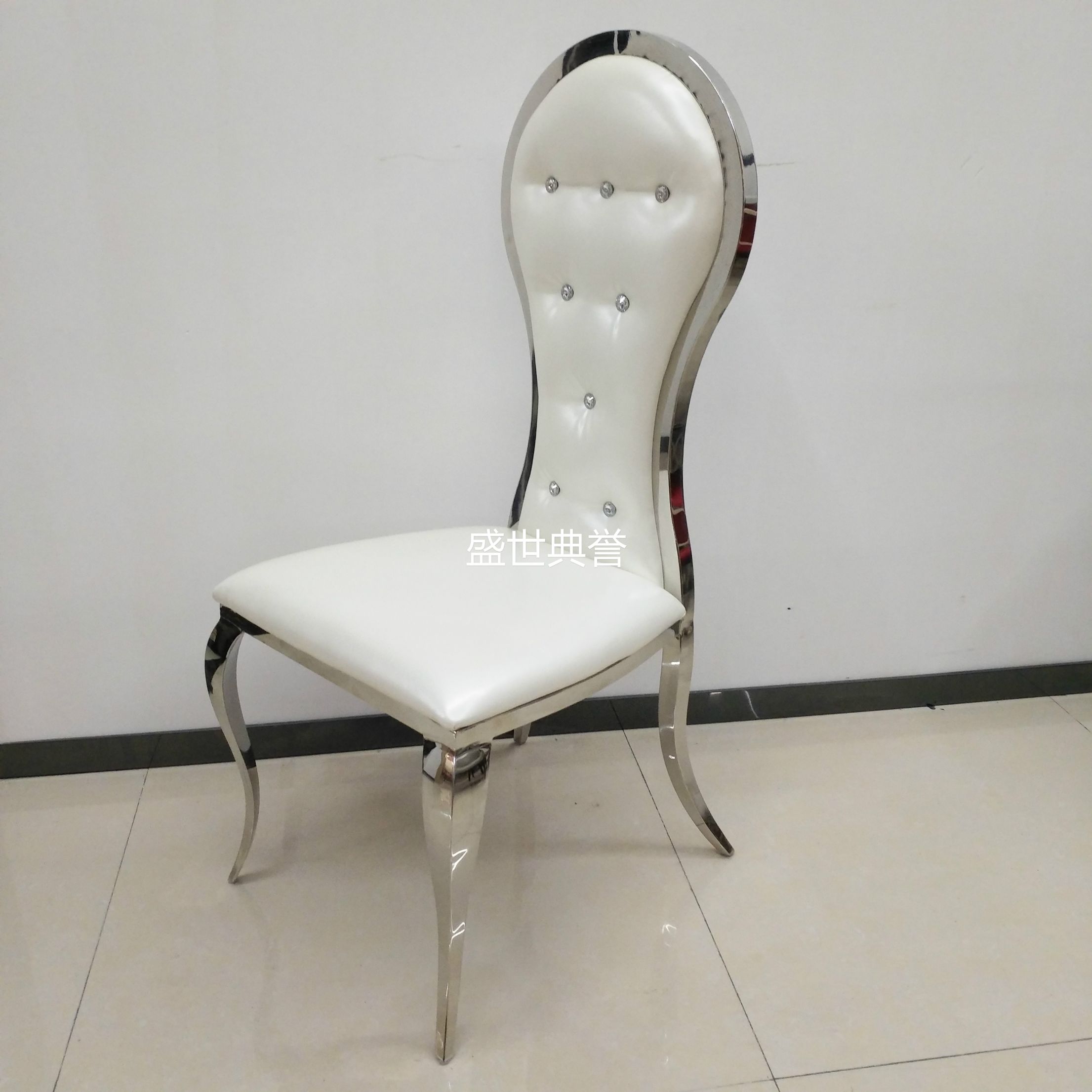 上海外贸穆斯林餐厅椅子定做国外星级酒店宴会椅欧式婚礼不锈钢椅详情图2