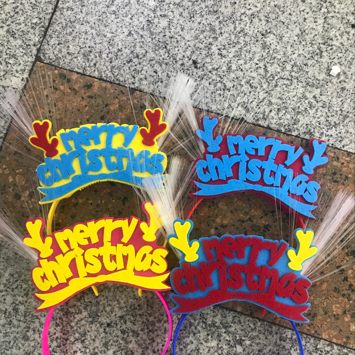 Merry Christmas head buckle
