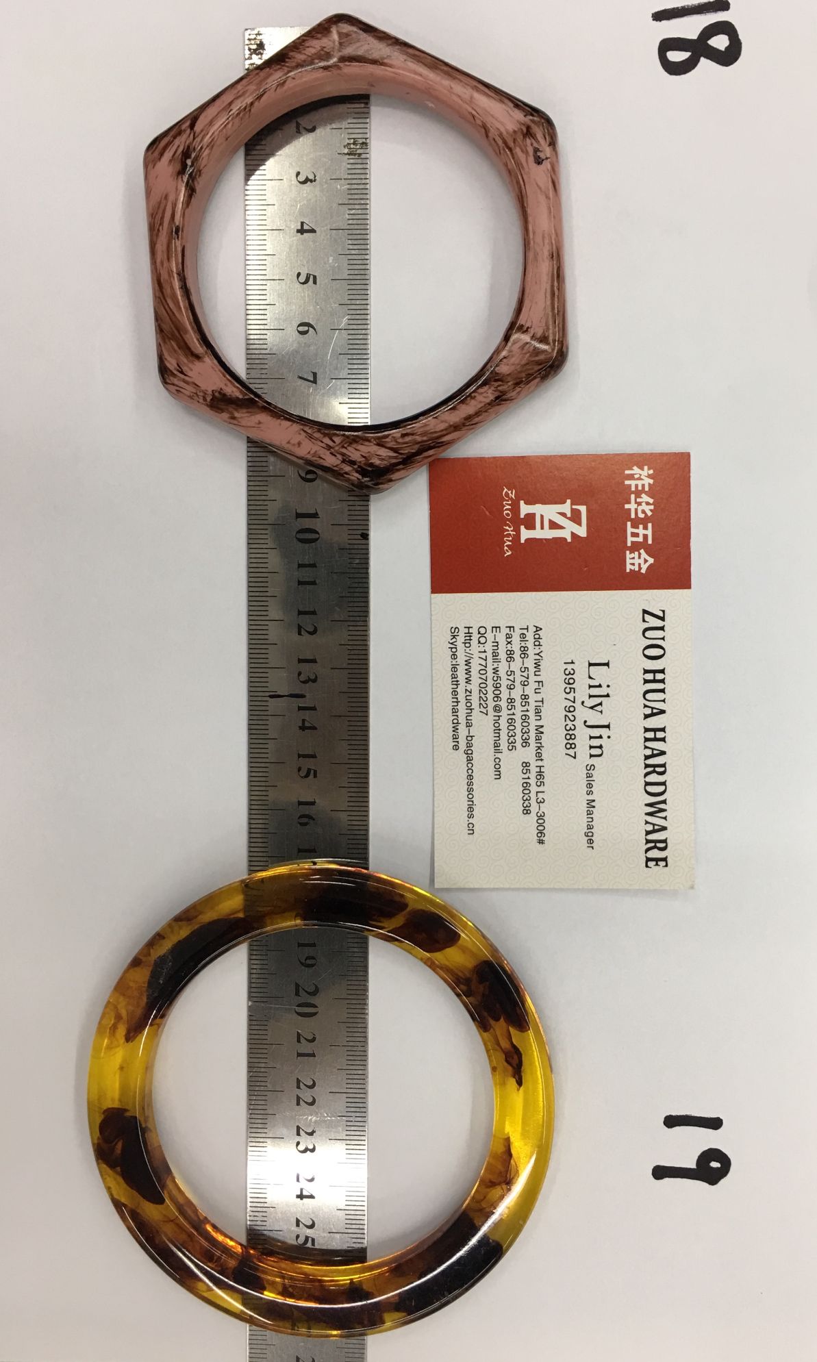 波西米亚风箱包配件树脂手柄时尚包包树脂手提提手详情图1