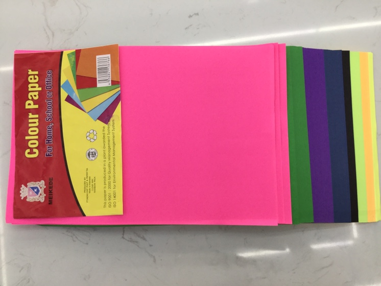 Mix colour paper