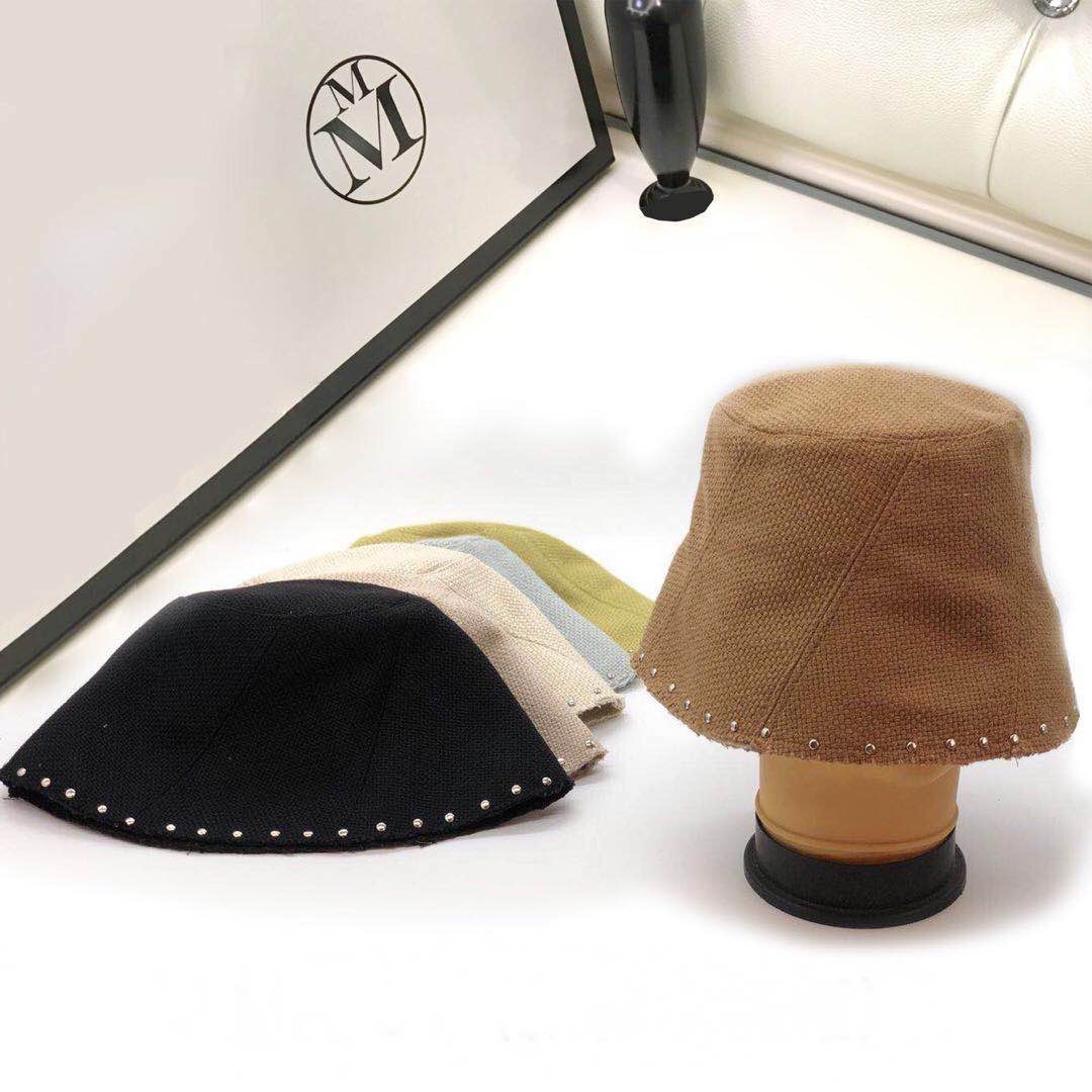 New Korean Street Personality Riveted Bucket Hat Everything Casual Face Small Fisherman Hat Female Summer Sun Protection