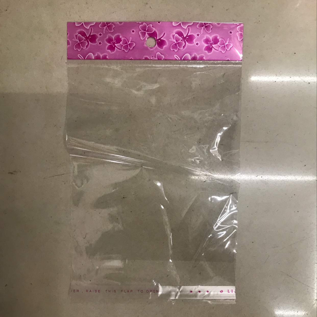 Opp cherry blossom bag