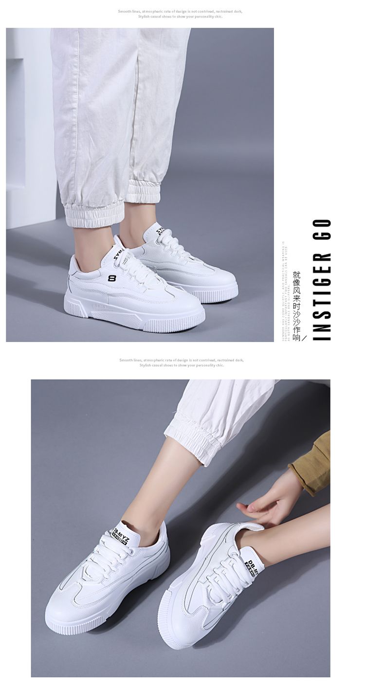 2020 Summer New High Quality Summer Breathable Small White Shoes Casual Fashion Shoes Sports Women's Shoes Runway Coconut Shoes undefined